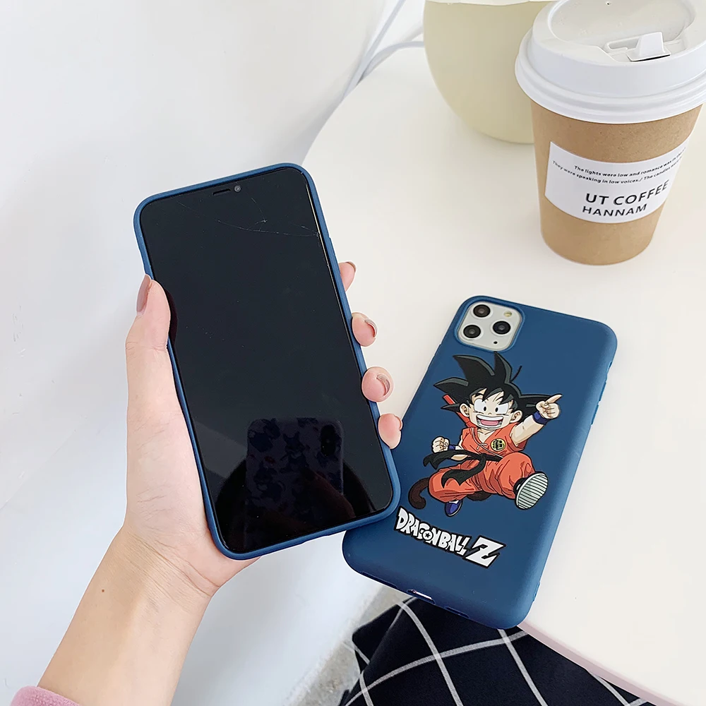 Милый Dragon Ball Z Супер Сон Гоку драгонболл зет чехол для iPhone 11 11pro 7 8 Plus X XS Max XR Мягкая силиконовая задняя крышка Coque Fundas