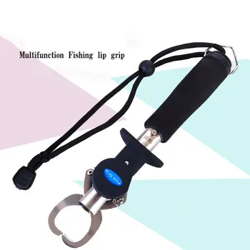 

Control Fish Clamp Device Lures Stainless Steel Fishing Lip Grip Holder Grabber Pliers With Weight Scale Ruler Tool Tackle