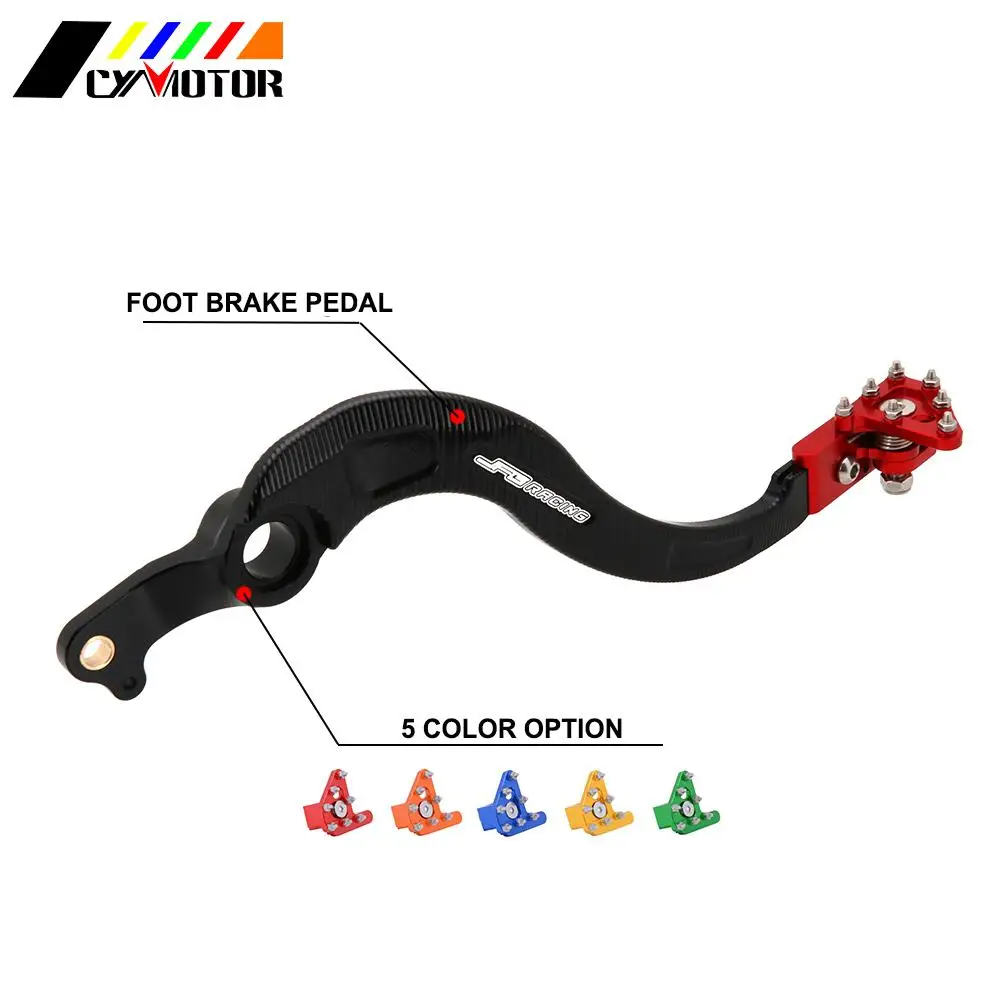 

Красная алюминиевая педаль тормоза для мотоцикла Honda CRF 250X 450X CRF250X 2004-2017 CRF450X 2005-2017 2018 2019 2020 2021 2022