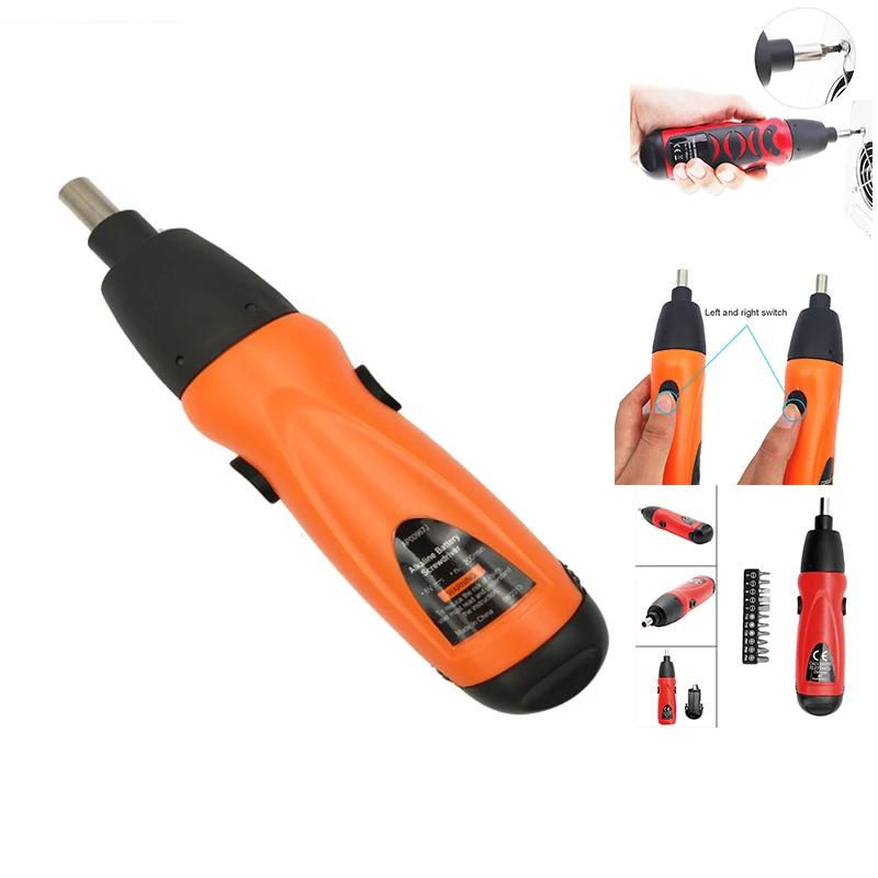 Electric Screwdriver Battery Operated Cordless Screw Driver Drill Tool Set DTT88