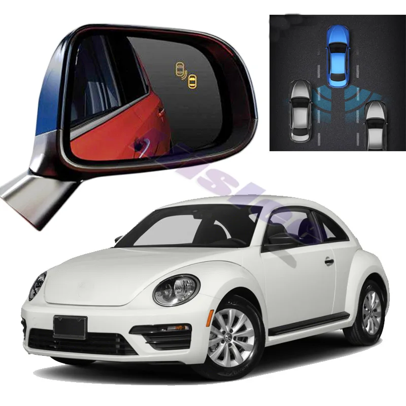 

For Volkswagen VW New Beetle 2015 2016 2017 2018 Car BSM BSD BSA Radar Warning Safety Driving Alert Mirror Detection Sensor
