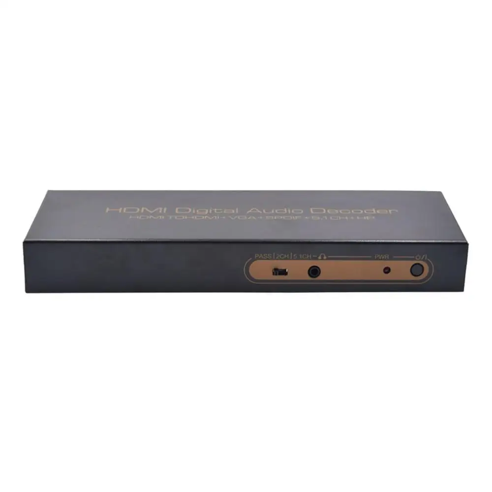 

1080P HDMI TO HDMI VGA SPDIF 5.1CH RCA Digital Multi-channel Audio Decoders HDMI Digital Audio Decoder HDMI+VGA+Spdif