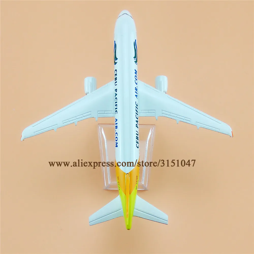 16 см CEBU PACIFIC Air Airbus 320 A320 Airlines модель самолета из сплава металла литья под давлением