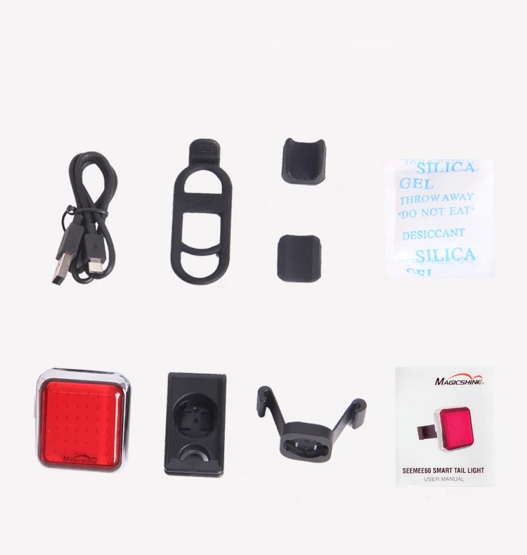 Светодиодный задний фонарь для велосипеда Magicshine Seemee60 USB перезаряжаемый