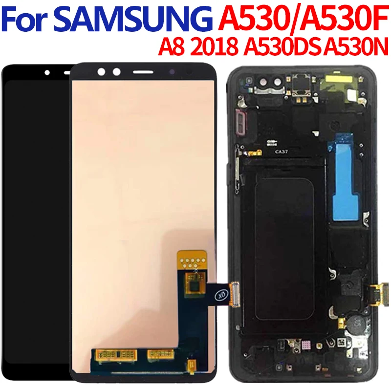 ЖК-дисплей для Samsung Galaxy A8 2018 A530 A530F A530F/SM-A530N DS сенсорный экран дигитайзер в сборе |