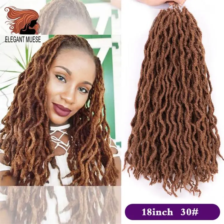 12/18 дюймов crochte косы короткие Faux locs Curly мягких волос синтетические волосы для оплетки удлинитель накладки из натуральных волос для любого Для женщин