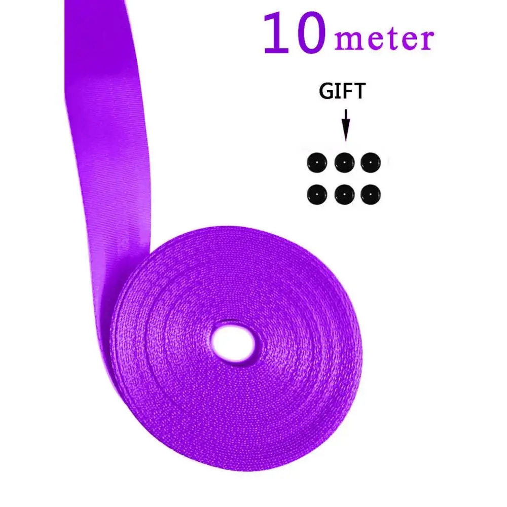 Фиолетовый 3 м с возможностью погружения на глубину до 30 м для ремня автокресла высокого качества лямки Универсальный Автомобильный персонализированные модификация 3C Сертифицированный ребенок ремня безопасности, автомобильные аксессуары - Название цвета: 10Meter