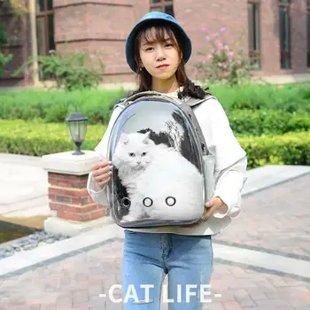 

Carrying Convenient Pet Backpack Pet Cat Space Capsule Carrying Backpack Small Dog Cage Breathable Travel Bag