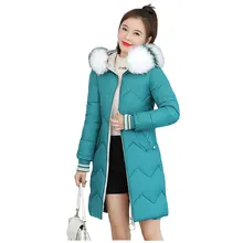 Длинное цветное меховое пальто для женщин, с капюшоном, пекарня, большой размер, зимнее пуховое пальто, Толстая теплая куртка, ватные парки с большим карманом