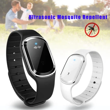 

Mosquito Repellent Bracelet Rechargeable Ultrasonic Biological Safe Non Toxic FKU66