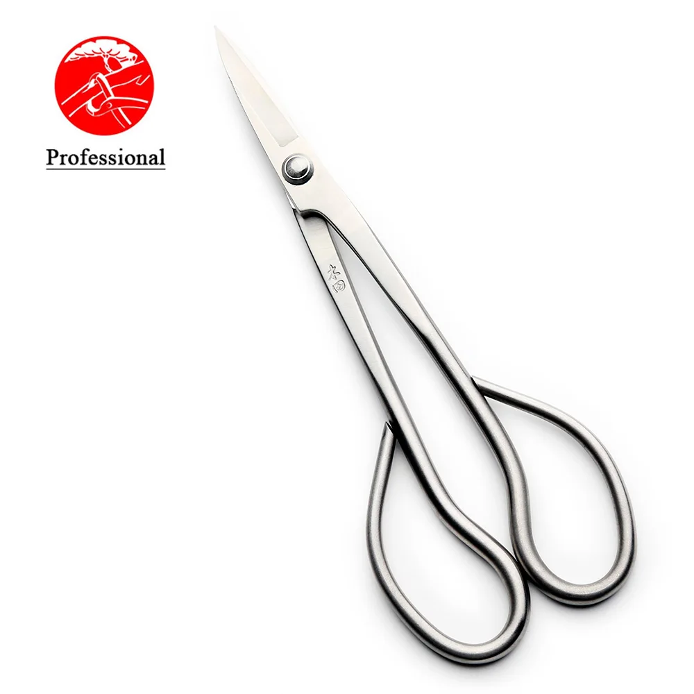 professional grade 180 mm long handle scissors 4Cr13MoV Alloy Steel bonsai tools from TianBonsai
