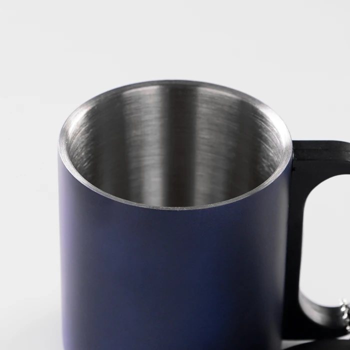 Thermo mug 180 ml, keeps warm 2 h, dark blue 4681182 ► Photo 3/3