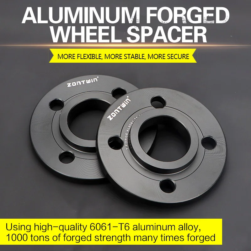 

2Pieces 3/5/8/12/15/20mm Wheel Spacer Adapter PCD 4x114.3 CB 66.1mm 4 Lug Suit For Universal Car