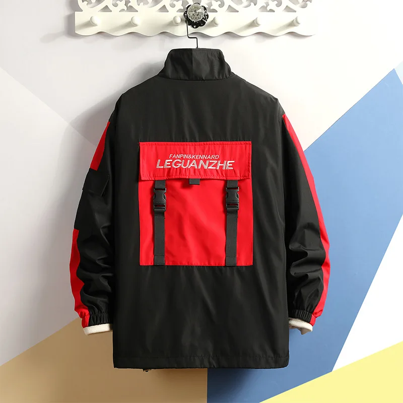 

2019 Autumn New Style Japanese-style Color Wall Hanging Shoot Large Size Contrast Color Embroidered Coat M-5x Hj1903-p80