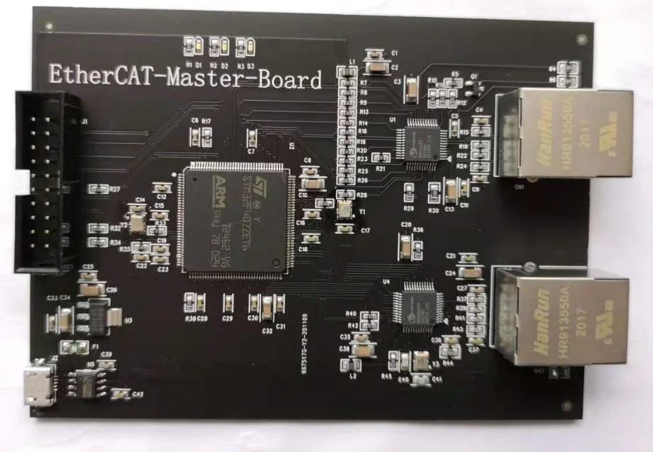 Материнская плата Ethernet Master Station встроенная обучающая STM32F407 резервная Двойная