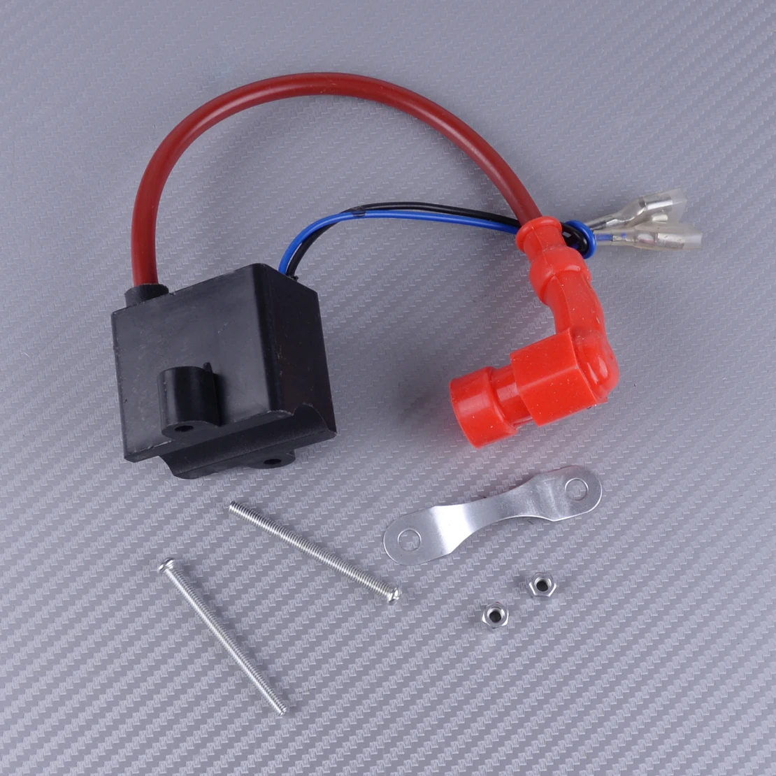 

DWCX 4.3cm CDI Ignition Coil Set Fit For 50cc to 80cc 2-Stroke Engine Motorized Bicycles