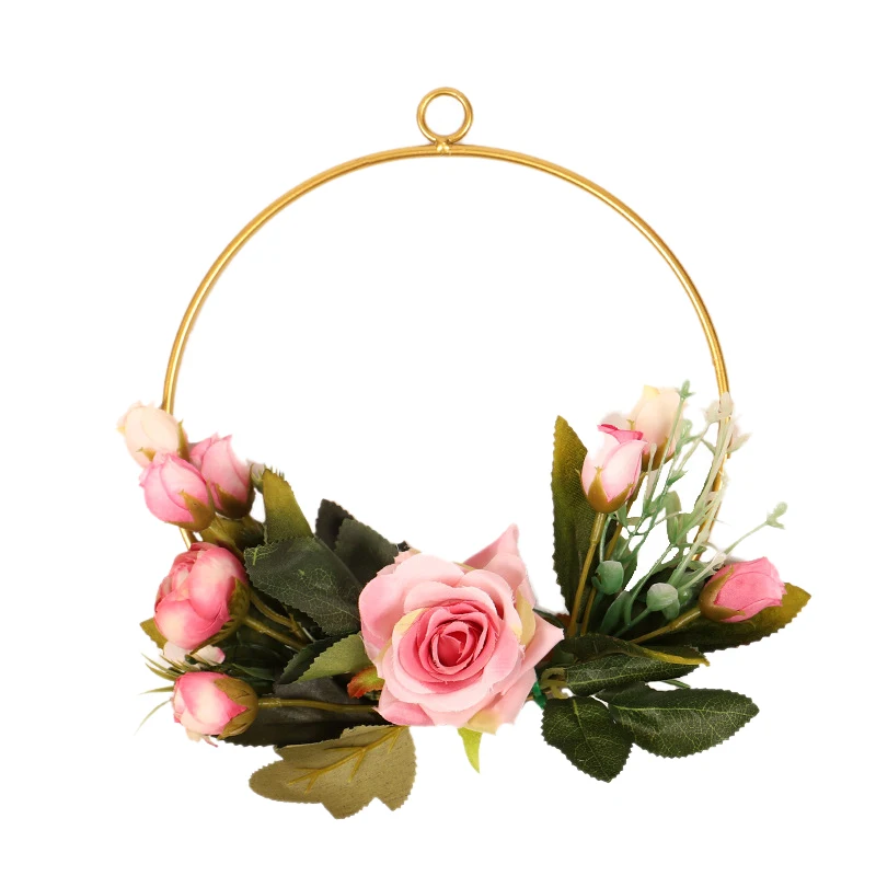 

HOT SALE Decorations for Home Simulation Round Square Wall Hanging Door Wreath Wall Ornament