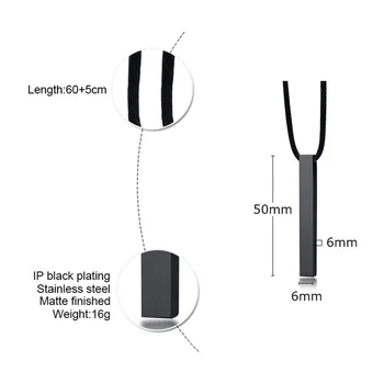 

RUIYI silver TBB64 Pendant hip hop necklace hot sell popular single Korean simplicity shape lover gift