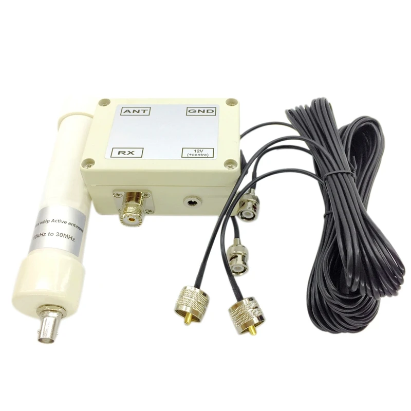 Активная антенна 10 кгц-30 МГц Mini Whip Hf Lf Vlf Vhf Sdr Rx с портативным кабелем | Электроника
