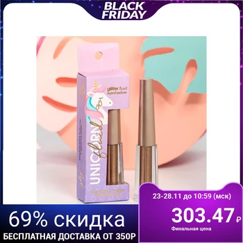 

Liquid glitter eyeshadow Unicorn Fluid, shade No. 1, bronze, 3 ml
