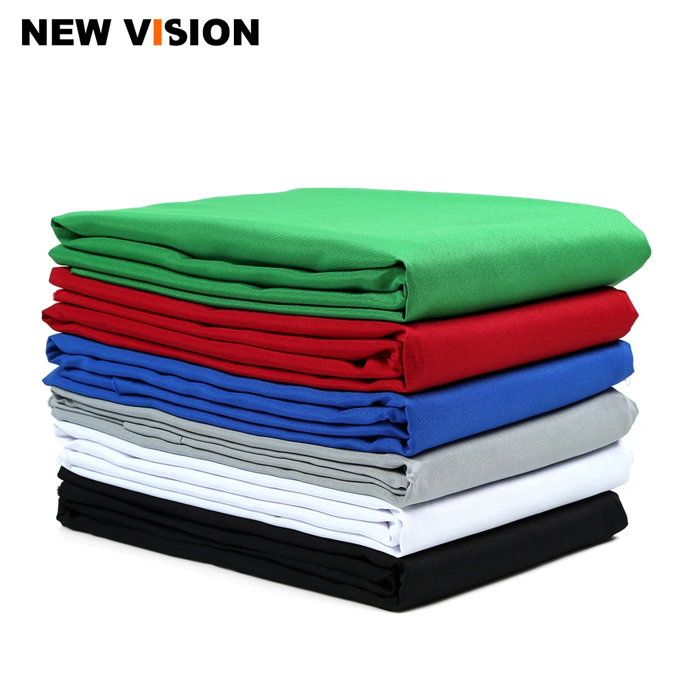 

Black White Green Blue Red Color Cotton Textile Muslin Photo Backgrounds Studio Photography Screen Chromakey Backdrop Cloth