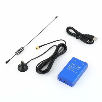 

RTL2832U+R820T2 100KHz-1.7GHz UHF VHF HF RTL.SDR USB Tuner Receiver AM FM Radio Durable Portable Designed wear resistance