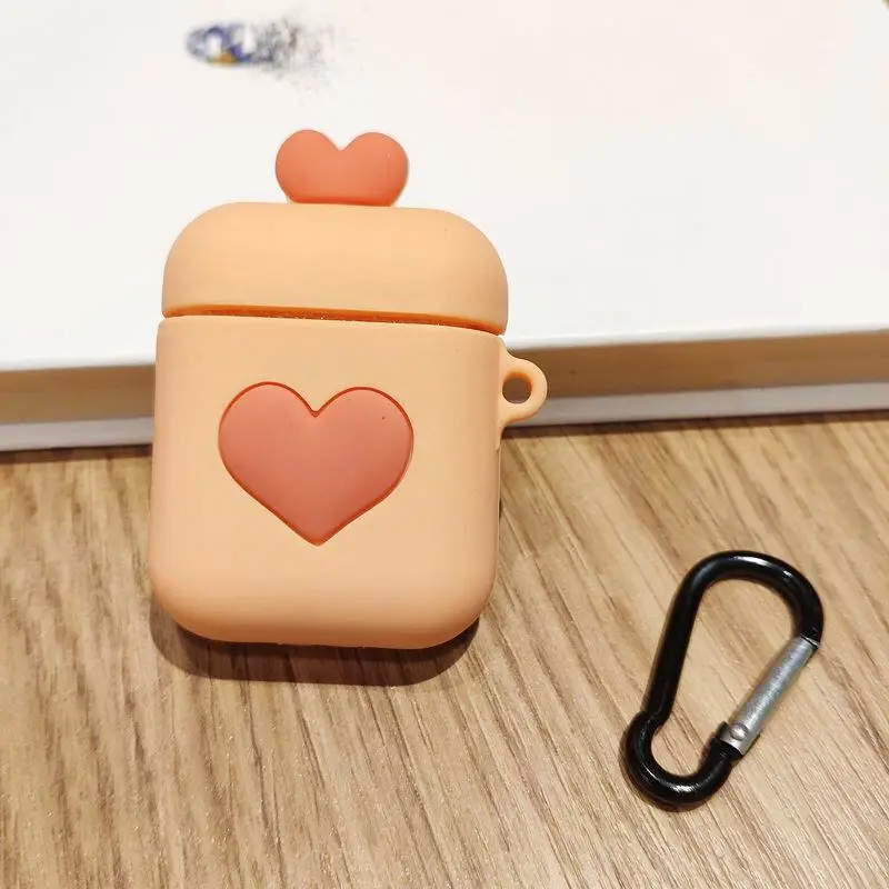GJ0068 Мягкий беспроводной чехол для наушников с милыми животными для AirPods 2, защитный чехол, аксессуары для Apple Airpods, зарядная коробка - Цвет: GJ0068