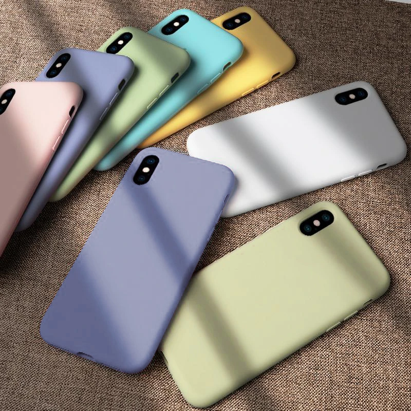 

Original official Case for For Xiaomi Redmi 7A 6A Note 7 6 K20 Pro Go MIX 2S 2 3 MI 9 A2 8 lite CC9 E 9T Liquid Silicone Cover