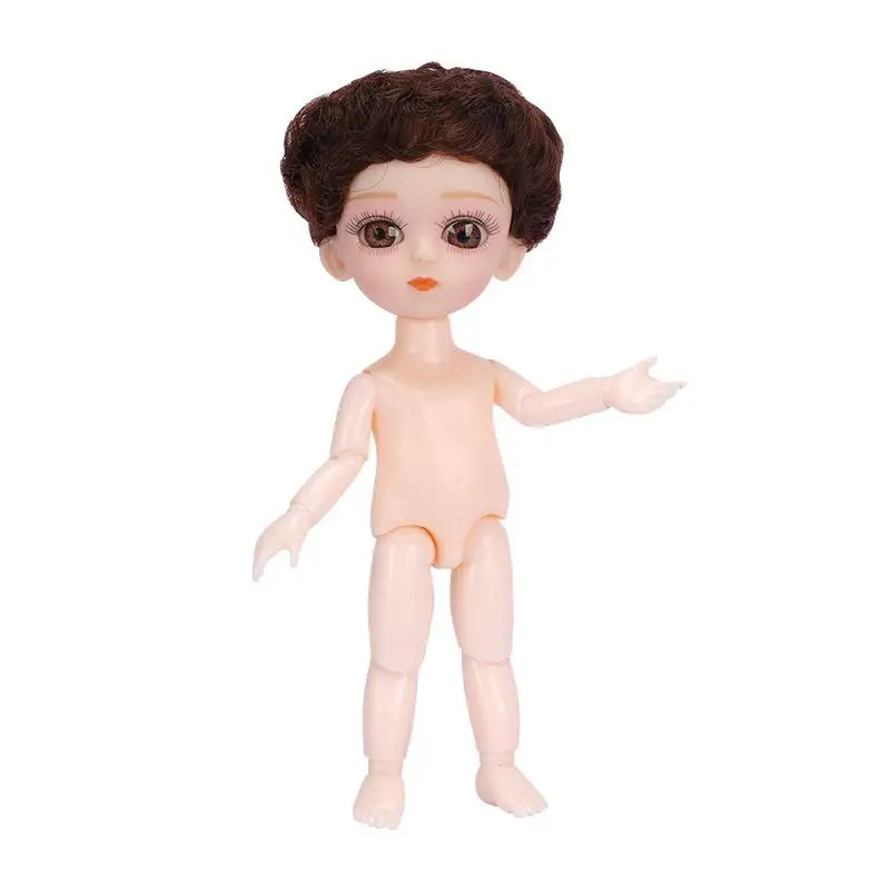 1/8 BJD куклы мини 13 мяч соединенный милый 15 см Детские волосы Nake тело для с макияжем
