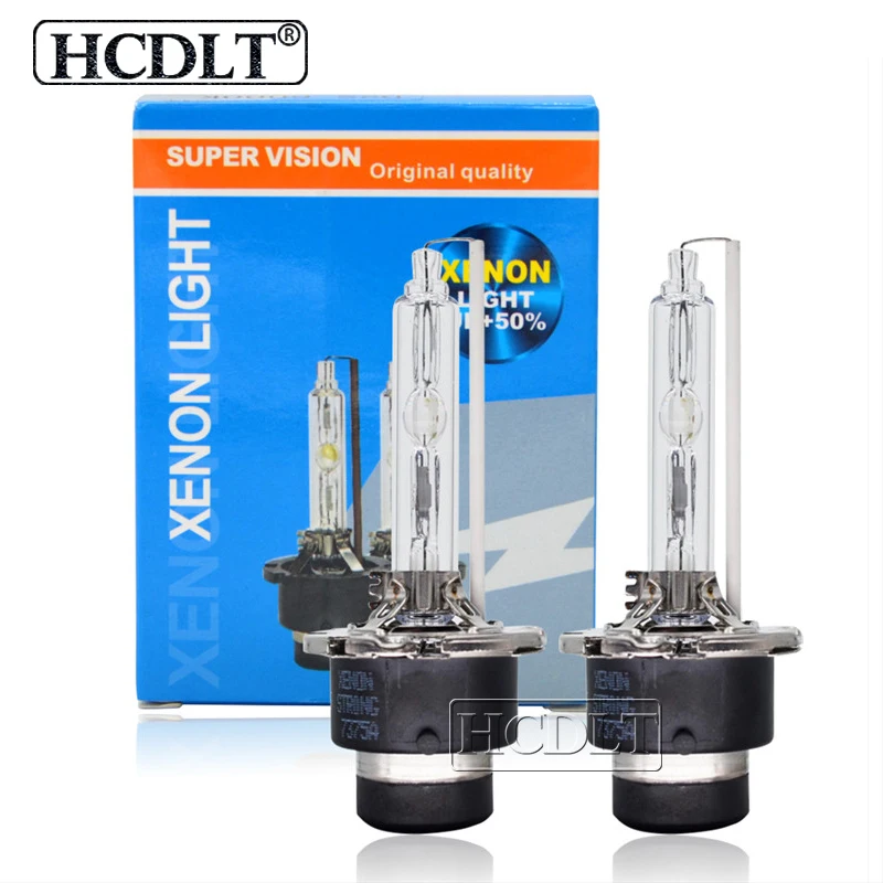 

HCDLT High Bright Metal Base D2S 35W 55W D4S HID Xenon Replacement Lamp Bulb For Car Headlight Bulbs 6000K 4300K 5000K 8000K