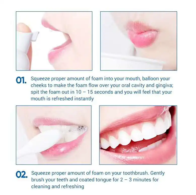 Отбеливающий мусс для зубов, отбеливающий стоматологический инструмент, Очищающий белые зубы, гигиеническая зубная паста, отбеливающая, удаляет пятна