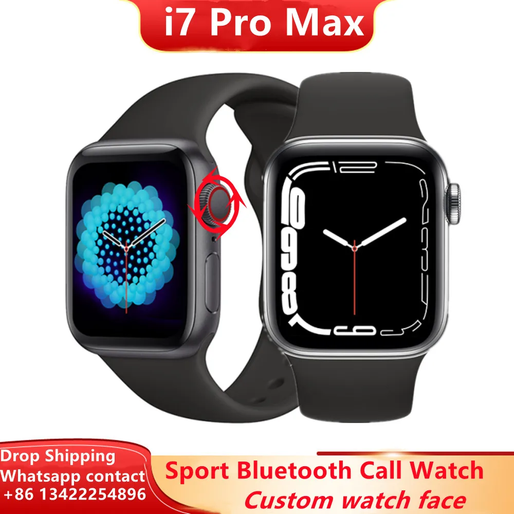 Смарт-часы IWO 14 Series 7 New i7 PRO MAX Bluetooth пульсометр водонепроницаемые спортивные PK 13 W27