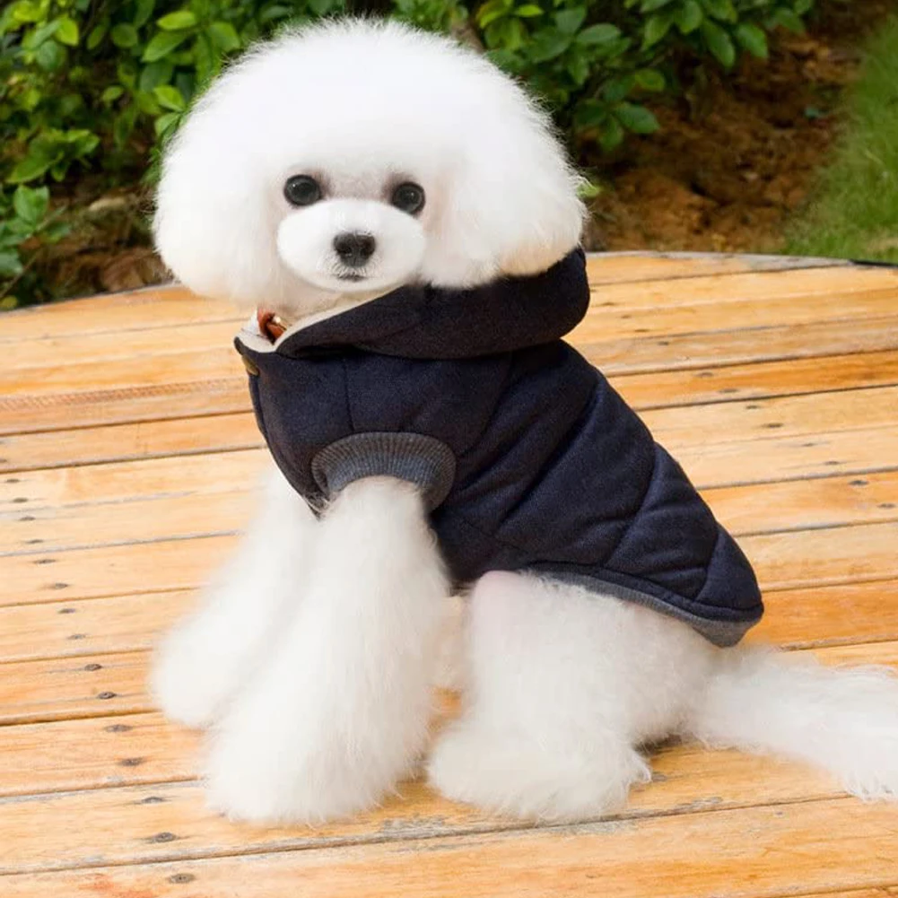 PROD 1005003374929201 Dog Clothes Dog Jacket Warm Clothes With Fleece
Lining Hoodies Winter Clothes For Dogs Pet Winter Coat For French
Bulldog Puppy