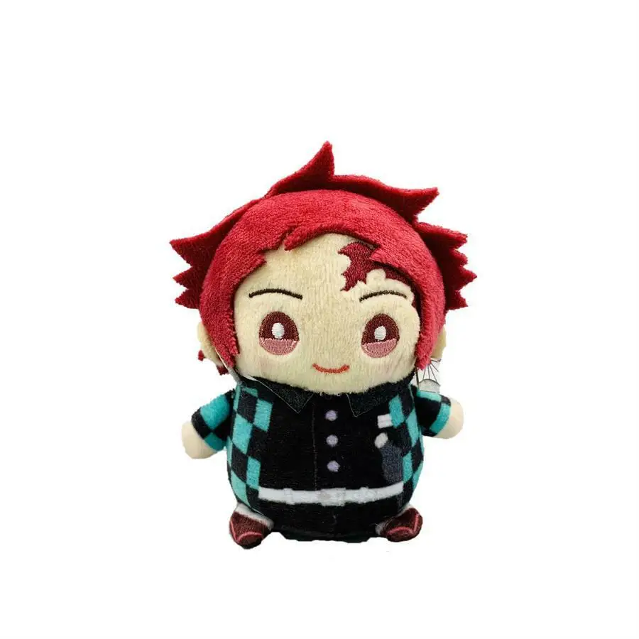 Аниме Demon Slayer: Kimetsu no Yaiba Tomioka Giyuu Косплей милая плюшевая фигурка кукол брелок Подвеска Подвесной брелок с игрушкой Рождественский подарок