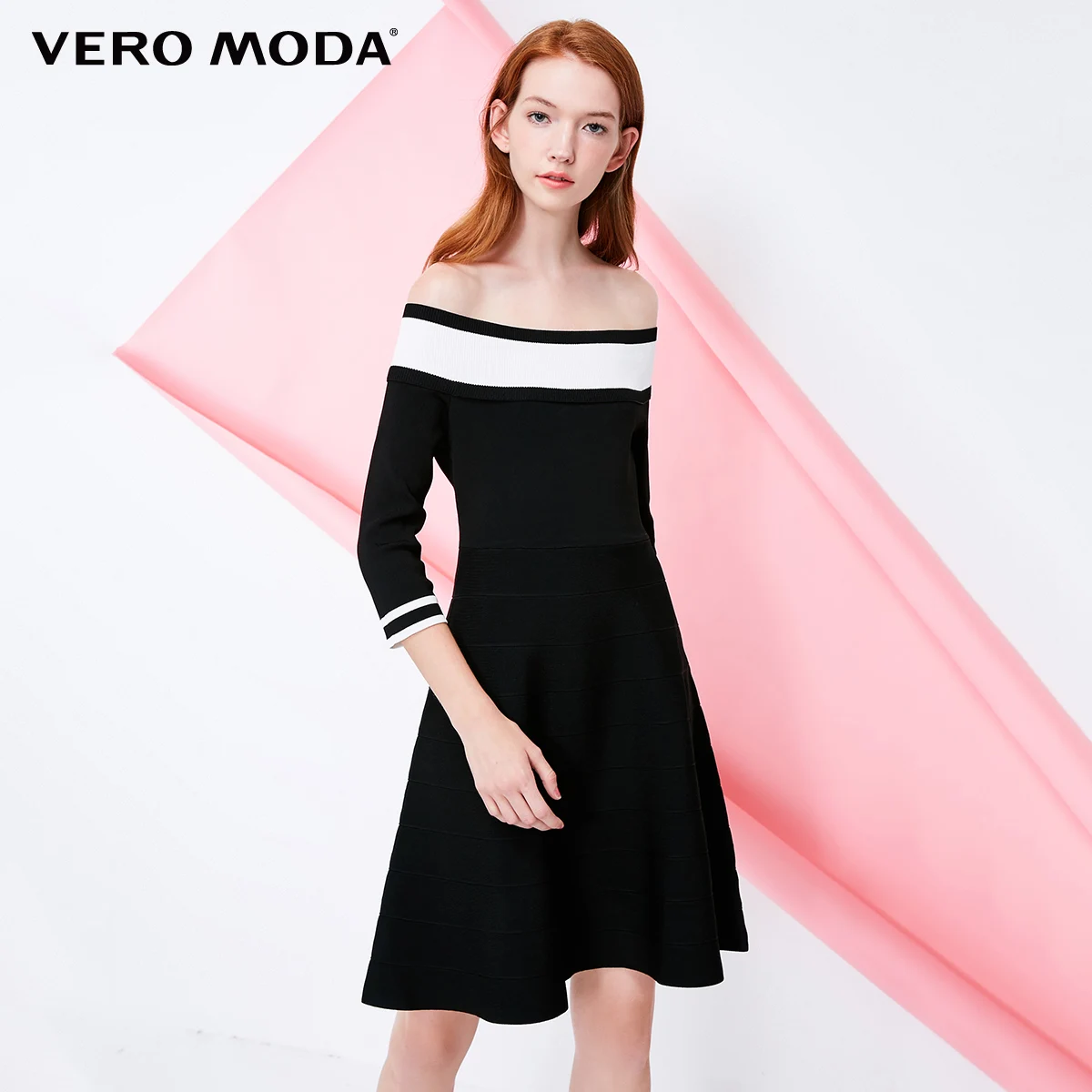 Vero Moda женское облегающее платье с открытыми плечами и высокой посадкой | 319146519