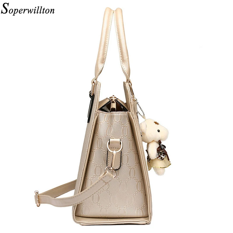 Goede Soperwillton Luxe Handtassen Vrouwen Tas Set Designer 2019 Portemonnees en Handtassen Set 4 Pieces Tassen Vrouwelijke Bolsa Feminina Hard #1122