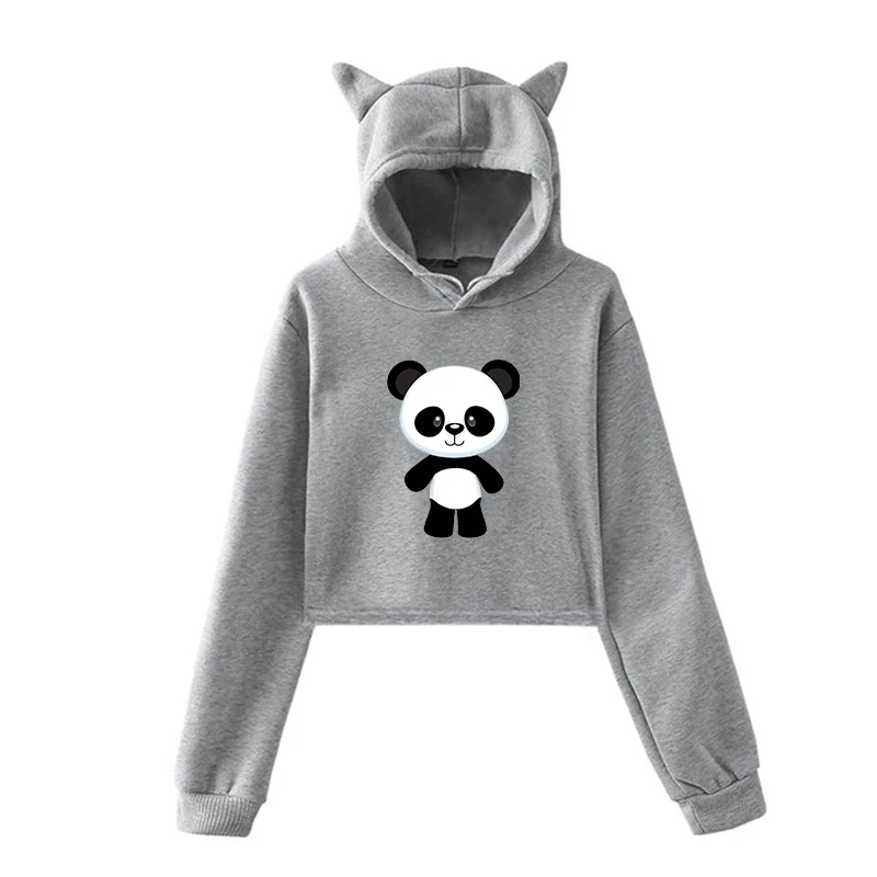 Kawaii Hoodie 5 Kawaii/толстовки с принтом панды для девочек-подростков; худи в стиле Харадзюку; Женская толстовка в стиле Харадзюку; пуловеры с капюшоном; сезон осень-зима; милые топы - Color: Kawaii Hoodie 5