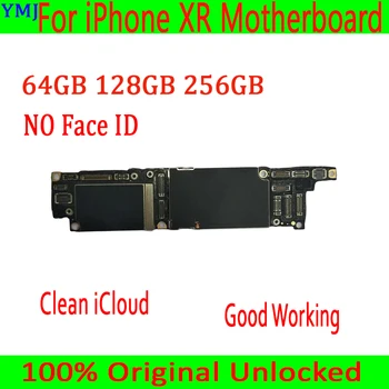 

100% Original Unlocked For iPhone XR 64GB 128GB 256GB Motherboard NO Face ID tested working For iPhone XR Logic Board