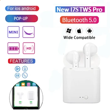 

2020 new i7s Tws Wireless Bluetooth Earphones Mini Stereo Bass Earbuds Sport Headset with Charging Box for iPhone Xiaomi Huawei