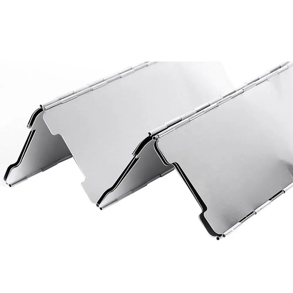 10 шт. пластина Складная Плита Ветер экран алюминиевая ширма для газовой горелки