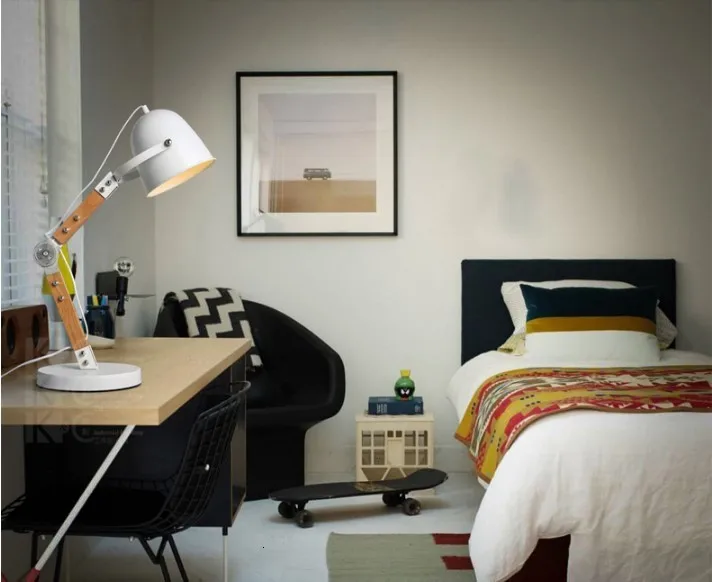 

Nordic Modern Wooden Table Lamp Fashion Table Lamp Living Room Bedroom Study Decorative abajur para quarto