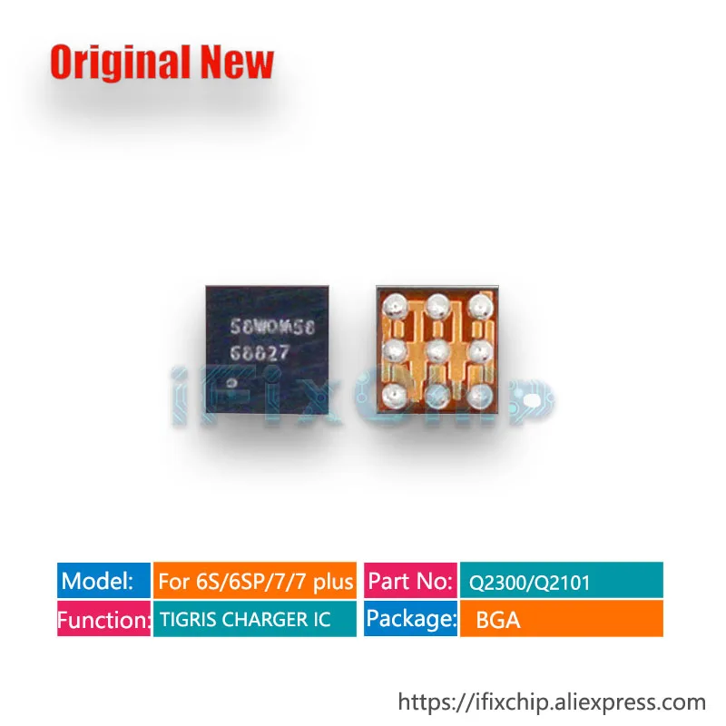 

10pcs/lot Q2300 CSD68827W for iPhone 6S/ 6S Plus/6SP USB charger IC charging chip 9 pins