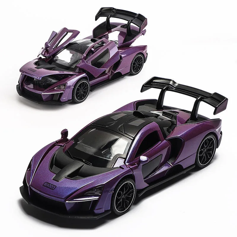 Car-Model-Toy Vehicle Simulation Senna Alloy Cast-Mclaren Sports 1/32 Pull-Back Die