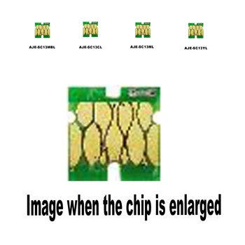 

8PACK SC13 For Epson Wide-format ink cartridge disposable chip SC-T3150 SC-T5150