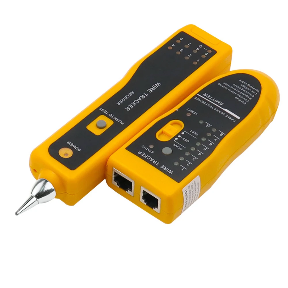 Тестер сетевого кабеля LAN диагностический тон Cat5 Cat6 RJ45 UTP STP линейный Finder RJ11