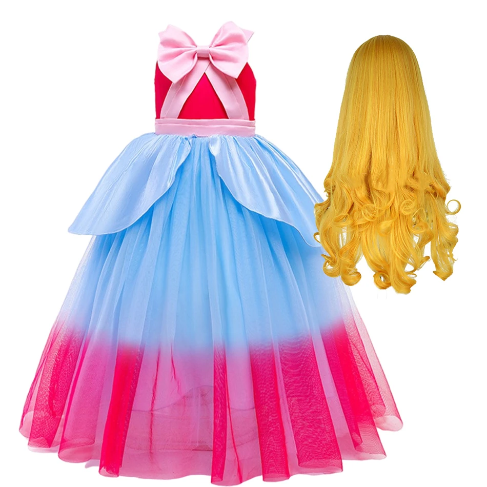 children dress Girls Sleeping Beauty Aurora Princess Dress Kids Christmas Evening Costume Fancy Party Outfits Children Cosplay Costume 3-10Y baby dresses