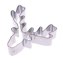 Новое прибытие утилита из нержавеющей стали формочка для печенья Форма Рождественская голова оленя олень кухонные формы аксессуары