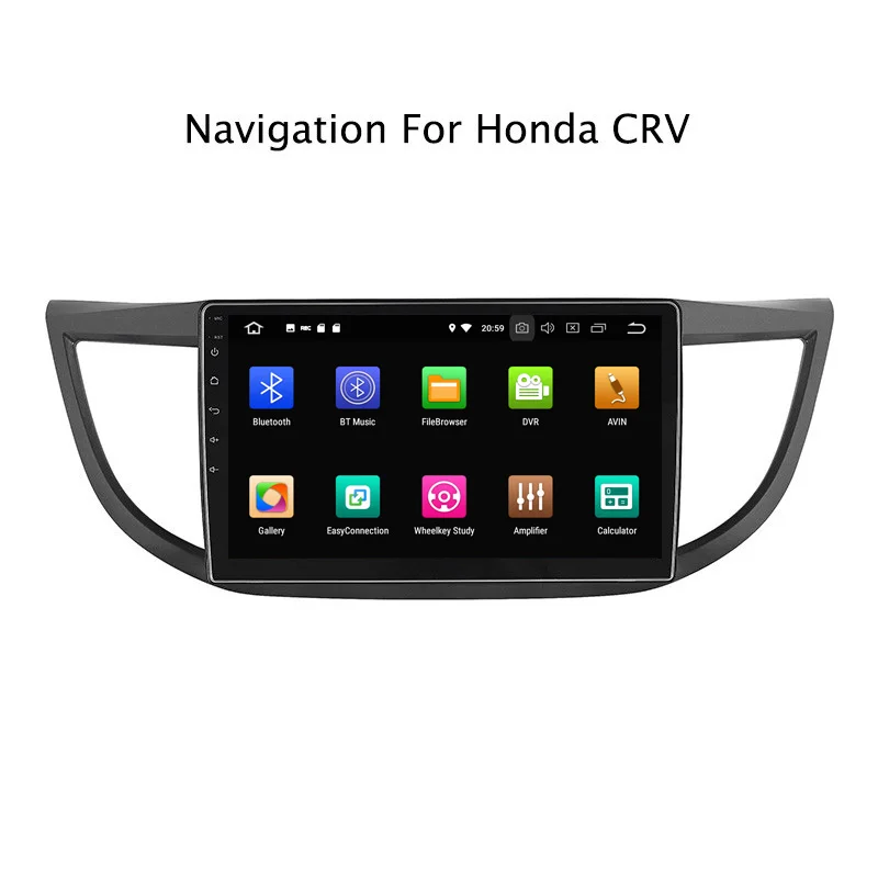 Top 10.1" 4G RAM 32G /64G ROM Octa Core Android 9.0 Car DVD GPS Navigation For Honda CRV 2012 2013 2014 2015 2016 Car Radio Stereo 3