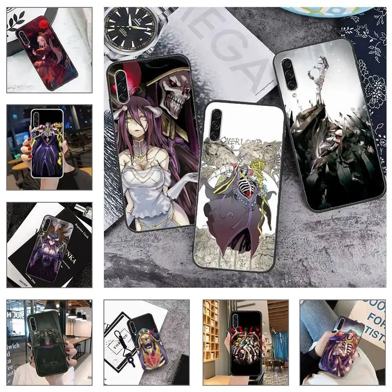 

Overlord Anime Phone Case For Samsung S 7 8 9 10 20 A 21S 20e 50 51 71 note9 10 J4 plus 20 ultra