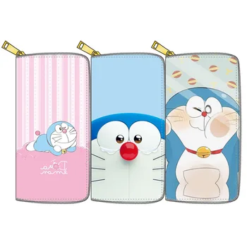 

New Style Doraemon 3pu Long Zipper Wallet Doraemon Wallet Printed Yiwu
